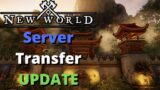 New World Server Transfer Update! Great News From Amazon Post!