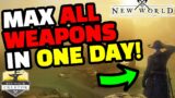 New World – The EASY way to MAX WEAPON LEVELS