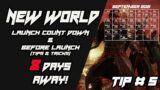New World Tips and Tricks Before Launch – 8 Days AWAY! – Questing with Friends, Grouping up, & Party