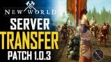 New World Update 1.0.3 Patch Notes, Server Transfer, Azoth Staffs, Reverted Loot Changes, and More!