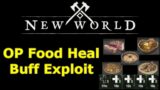 New World food exploit, how to stack multiple food healing buffs