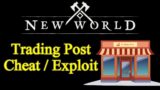 New World trading post exploit, infinite storage and instant item transportation
