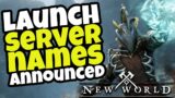SERVERS ANNOUNCED! What Server Will You Play On?: NEW WORLD MMORPG