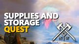 Supplies and Storage New World