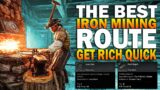 The BEST Iron Ore Farm In New World! New World Iron Ore Location Route Guide