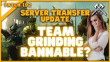 Transfers And Bannable Farming New World Patch Notes 1.0.2