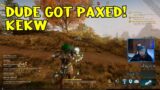 dude got PAXED! KEKW – New World Moments