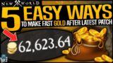 5 WAYS TO MAKE FAST MONEY IN NEW WORLD – After Patch 5 Easy Ways To Make Loads Of Gold Coins Guide