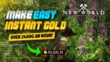 Best Way To Make Money Fast & Easy In New World (2400G An Hour Guide) – New World Making Money Guide