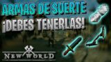 CONSIGUE estas ARMAS DE SUERTE para POTENCIAR tu FORTUNA – New World