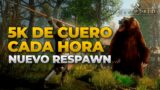 EL MEJOR RESPAWN DE CUERO | 5K de cuero por hora | New World