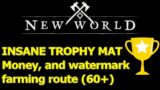 EPIC TROPHY MATERIAL farming route and WATERMARK GRIND in Reekwater