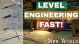 Fastest Way To Level Engineering In New World!
