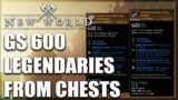 Get 600 Legendaries From CHESTS – New World