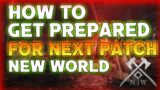 Get Prepared NOW For Next Patch New World