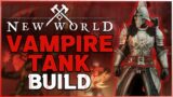 HIGHEST DAMAGE TANK ?! (The Vampire Build) Rapier / Void Gauntlet | New World MMO