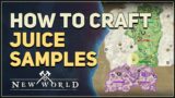 How to craft Juice Samples New World