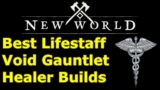LifeStaff Void Gauntlet healer PvP builds for New World, best healer skills