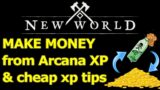 MASSIVE arcana cheat, MAKE MONEY leveling do this NOW BEFORE PATCHED, and other cheap arcana XP tips