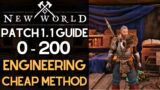 Maxing Out Engineering Fast In New World | 0 – 200 Cheapest Method Guide