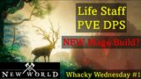NEW PVE Mage Class: Life Staff DPS – New World (Whacky Wednesday #1)