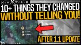 New World: 10+ CHANGES THEY DIDNT TELL YOU ABOUT AFTER 1.1 PATCH / UPDATE Loot / Portal Nerf & More