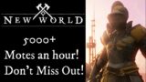 New World 5000+ Motes an hour! Easy GOLD! Easy Mote Farm!