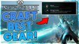 New World | CRAFT THE BEST GEAR POSSIBLE! ( 2 PERKS!? )