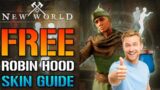 New World: FREE Robin Hood "Men In Tights" Skin! & Emote How To Get It (New World Guide)
