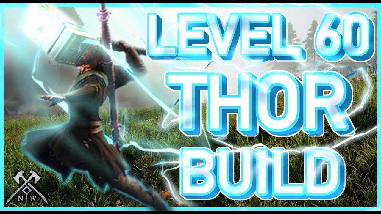 New World Level 60 Great Axe and War Hammer THOR BUILD! [DPS Build