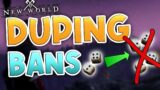 New World PERMABANNING Item Dupers! Dev Response To Duping & Exploits After Trade Freeze