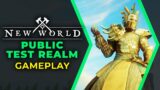New World Public Test Realm Gameplay
