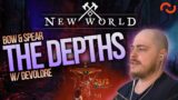 New World Third Dungeon – The Depths with Spear/Bow
