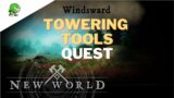New World Towering Tools [How to climb up to the quest]