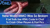New World Was So Broken It Let Players Use HTML Code In Chat To Crash Other Players & Much More