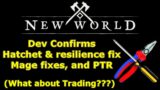 New World dev confirms hatchet and resilience fix, but trading fix still elusive