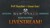 PvP Hatchet + Great Axe and PvE LIVE! | New World