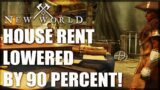 Rent Has Been Reduced by 90% – New World