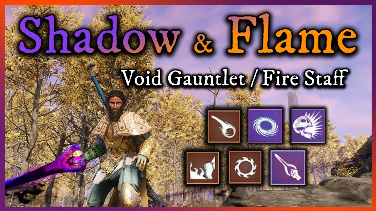 new world aeternum fire staff void gauntlet build