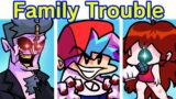 Friday Night Funkin' Family Trouble (Triple Trouble but FNF Casts Sing it) (FNF Mod) BF GF Dad Pico