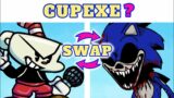 CUPHEAD + EXE BLACK SUN SONIC = CUPEXE ??? (FNF Drawing 2021 MrSwap)