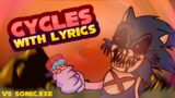 Cycles WITH LYRICS | Sonic.exe mod Cover | FRIDAY NIGHT FUNKIN' with Lyrics