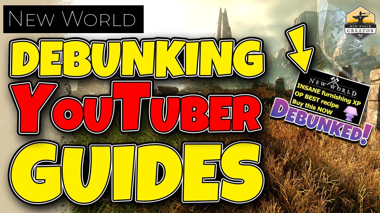 DEBUNKING New World Guides | New World Furnishing Levelling Guide - New