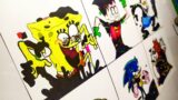 Drawing PIBBY X FNF – Friday Night Funkin (FNF MOD) (Come Learn With Pibby) Spongebob/Sonic/Bears
