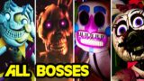 FNAF Security Breach ALL Bosses & True Ending (Five Nights at Freddy's: Security Breach)