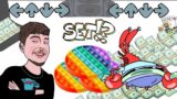 FNF Characters VS MrBeast | POP-IT Battle | fnf Characters Animation | comparison Battle