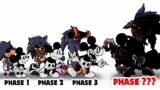 FNF Comparison Battle Mickey Mouse VS Sonic Lord X | ALL Phases of Friday Night Funkin Animation