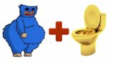 FNF HUGGY WUGGY + TOILET = ??? (Poppy Playtime Animation)