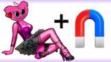 FNF KISSY MISSY + Magnet = ? | Friday Night Funkin and Poppy Playtime Animation meme
