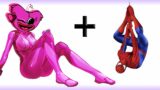 FNF KISSY MISSY + Spider-Man = ??? | Poppy Playtime and Friday Night Funkin Animation meme
